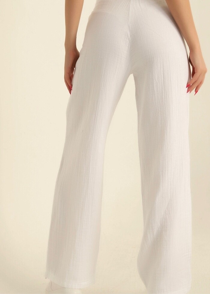 keten pantolon - Görsel 4