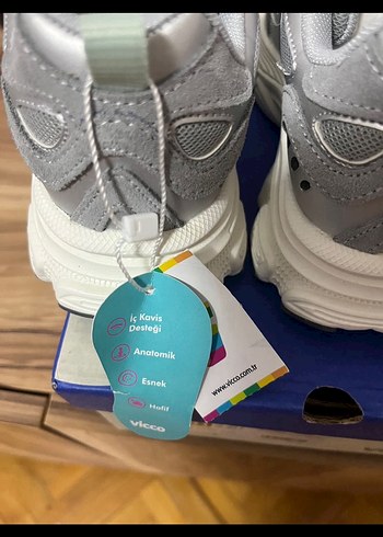 Vicco Wild Gri Çocuk Günlük Sneaker - Görsel 5