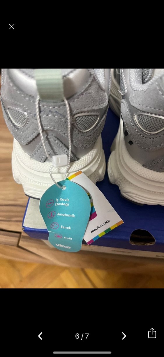 Vicco Wild Gri Çocuk Günlük Sneaker - Görsel 5