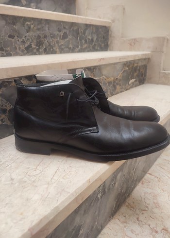 Deri Bağcıklı Erkek Ofis Botu - Görsel 4