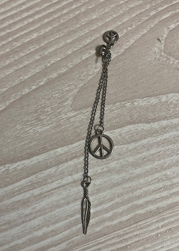 Bohem Çok Renkli Püsküllü Uzun Küpe - Görsel 2