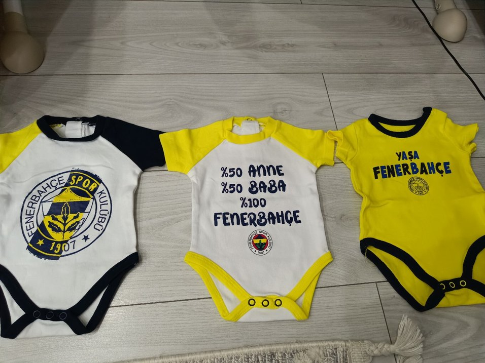 Sarı Baskılı Bebek Body - Görsel 2