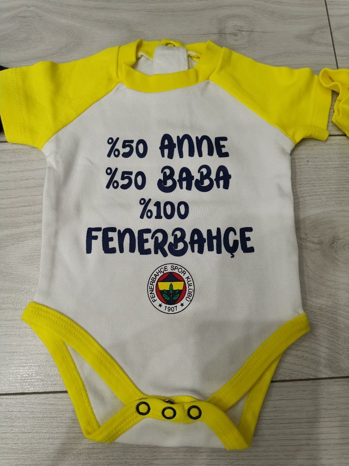 Sarı Baskılı Bebek Body - Görsel 5