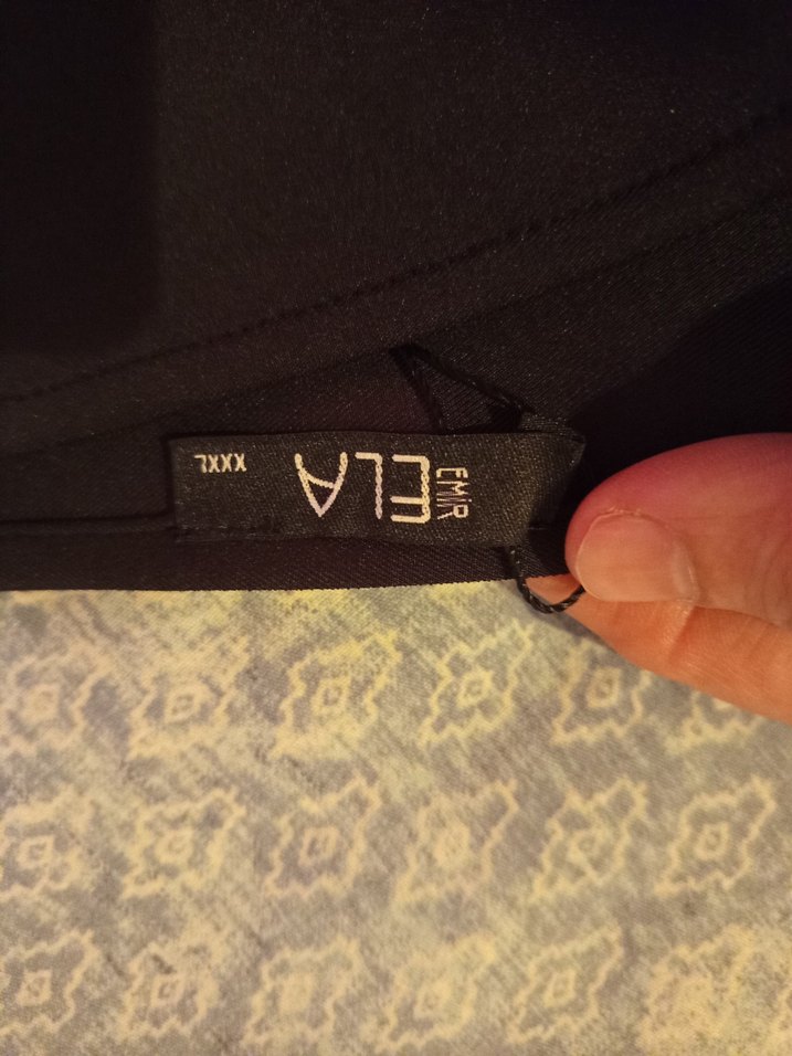 Kemerli Siyah Midi Ofis Elbisesi - Görsel 5