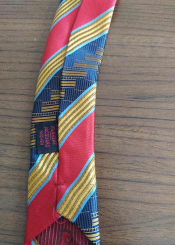 Renkli Çizgili Klasik Erkek Kravat - Görsel 3