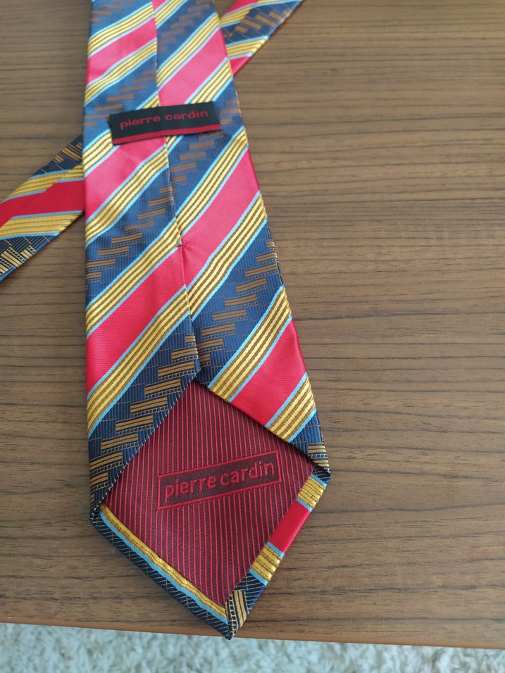 Renkli Çizgili Klasik Erkek Kravat - Görsel 2