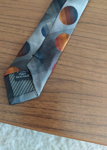 Sarar marka Gri Noktalı Retro Erkek Kravat - Görsel 3