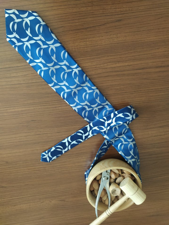 #Pierre Cardin Parlak Mavi Desenli Erkek Kravat - Görsel 4