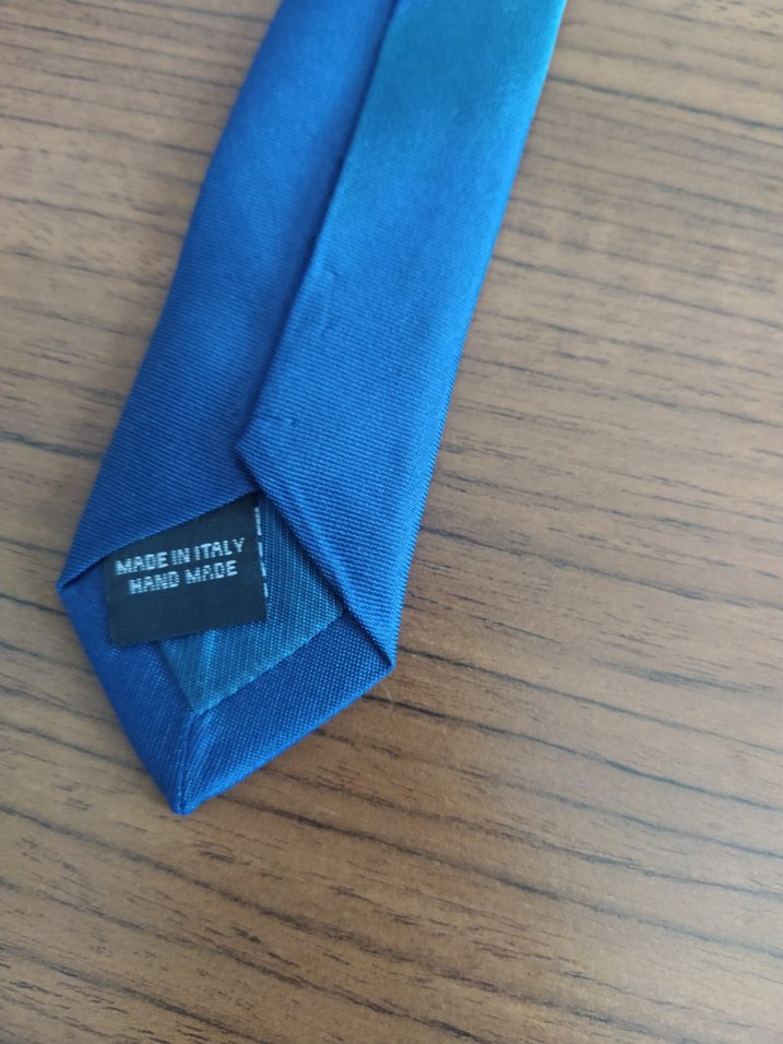 Parlak Mavi Bohem Erkek Kravat - Görsel 3