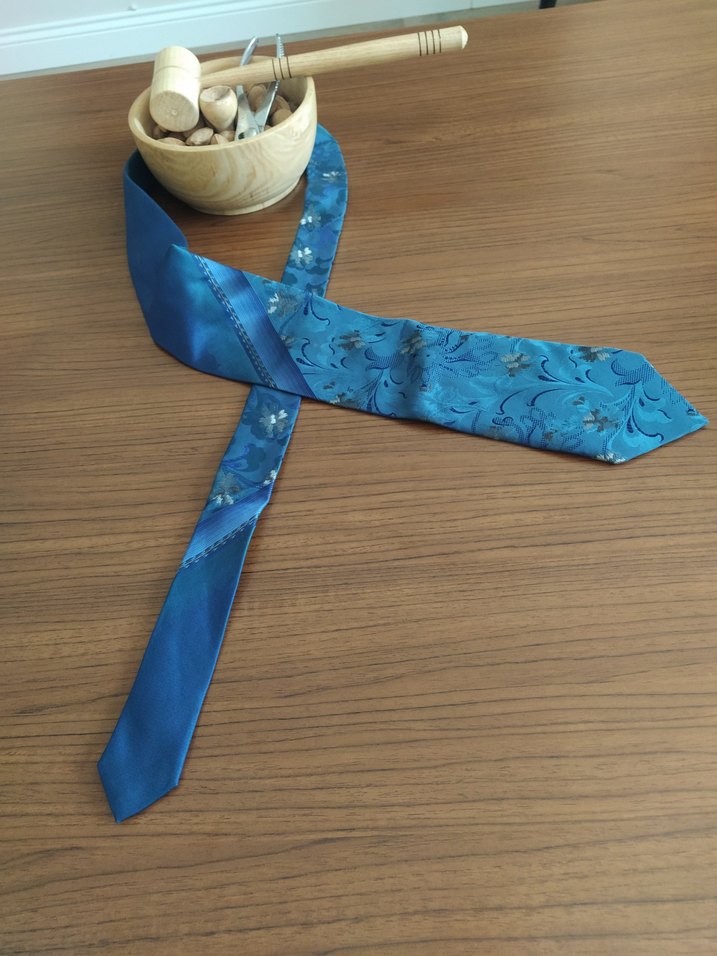 Parlak Mavi Bohem Erkek Kravat - Görsel 4