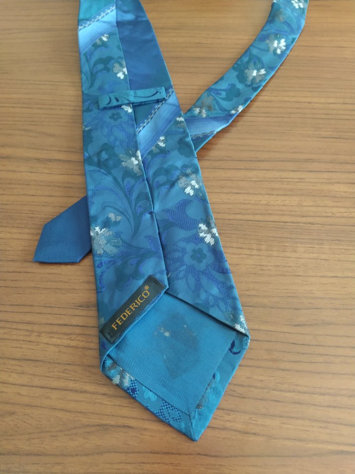 Parlak Mavi Bohem Erkek Kravat - Görsel 2