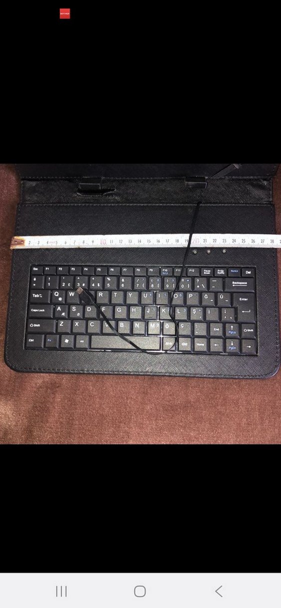 Siyah Taşınabilir Klavyeli Kılıf - Görsel 4