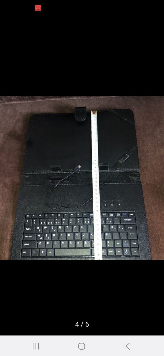 Siyah Taşınabilir Klavyeli Kılıf - Görsel 2