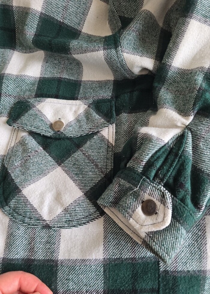 Gömlek çeket m beden - Görsel 4