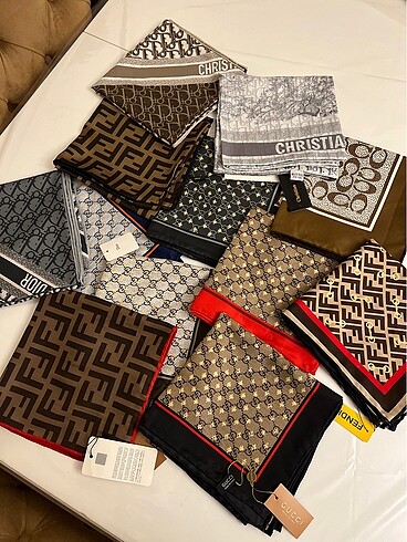  Beden İthal Twill Eşarplar