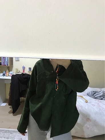 s Beden H&M kadife gömlek