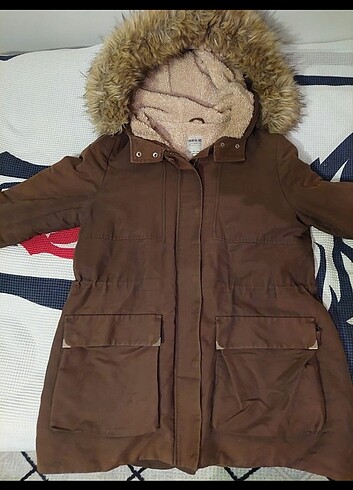 l Beden kahverengi Renk Kadın Mont Kaban