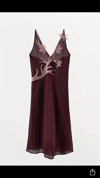 Zara Zara Romantik Midi Elbise