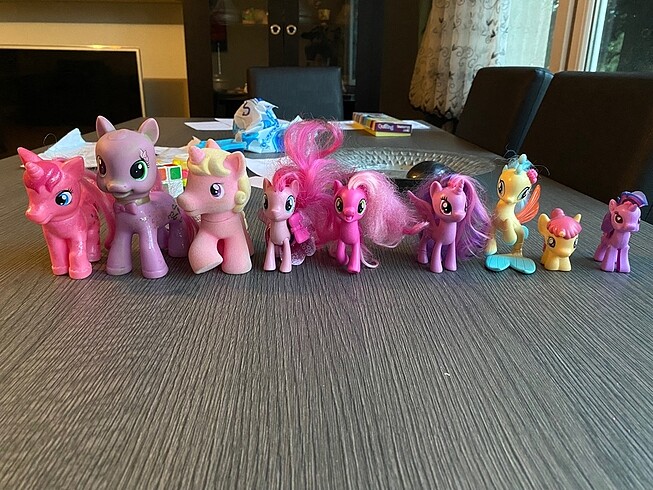 9 adet My little ponny orijinal set