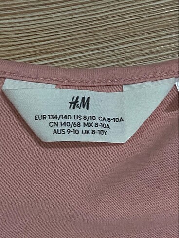 10 Yaş Beden H&M kız çocuk elbise