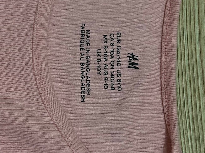 10 Yaş Beden H&M kız çocuk elbise