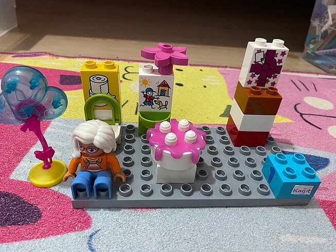 Diğer Lego duplo 3 farklı set+hediye maket evler