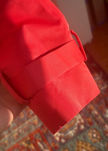 Network kırmızı trenchcoat - Görsel 5