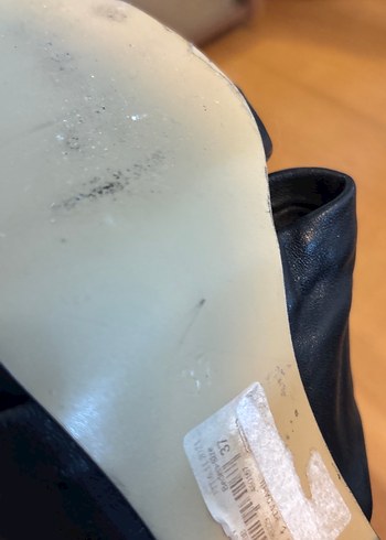 Kadın Siyah Topuklu Terlikler - Görsel 4