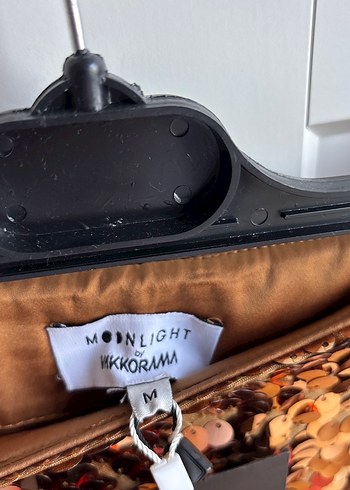 Parlak Gold Simli Uzun Kadın Etek - Görsel 3