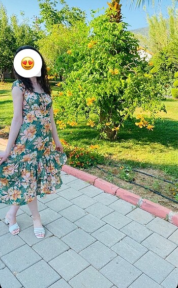 Yazlık midi elbise