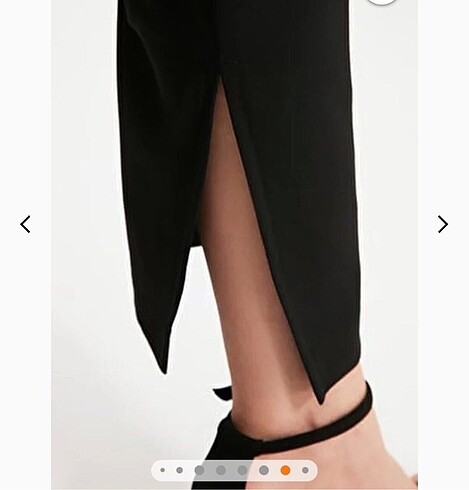 Trendyolmilla yırtmaçlı paça pantolon