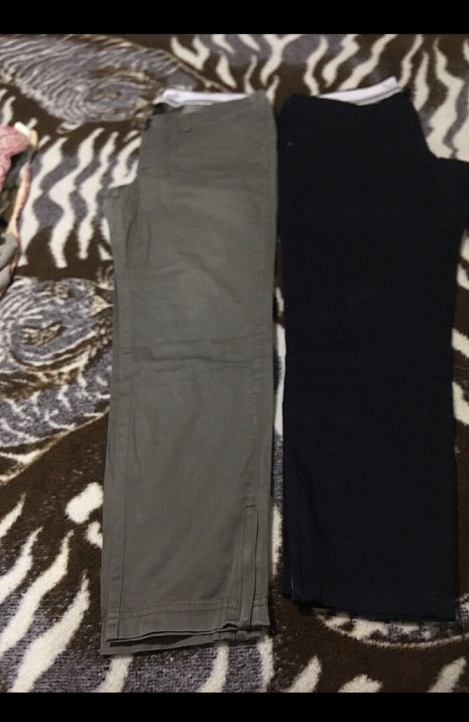 Siyah Süet Kumaş Kadın Pantolon - Görsel 2