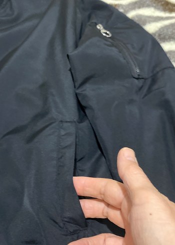 Siyah Fermuarlı erkek Street Wear Ceket - Görsel 5