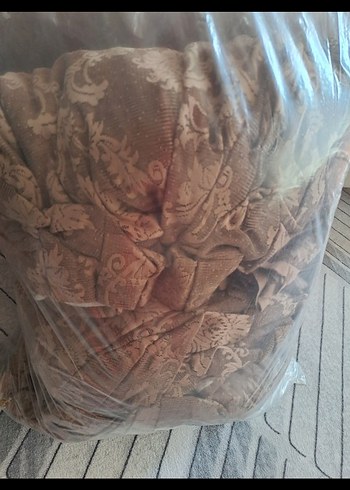 Bej Bohem Tarzı Tül Perde - Görsel 5