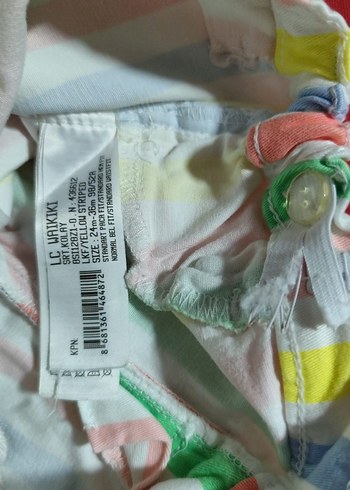 Renkli Düğmeli Kız Şort - Görsel 3