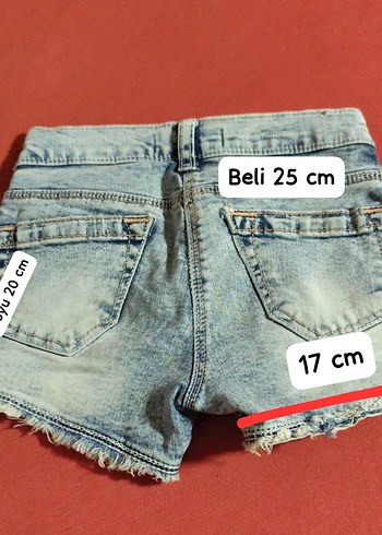 kız çocuk şort - Görsel 3