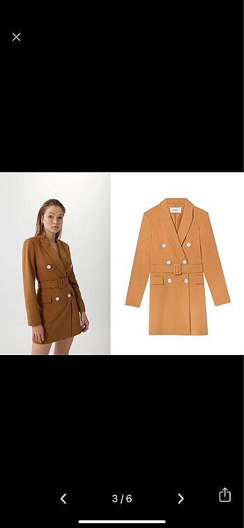 40 Beden Stradivarius blazer ceket elbise