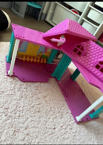 Pembe Plastik Oyuncak Ev - Görsel 7