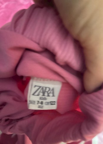 Pembe Kız Çocuk Pilili Tayt - Görsel 2