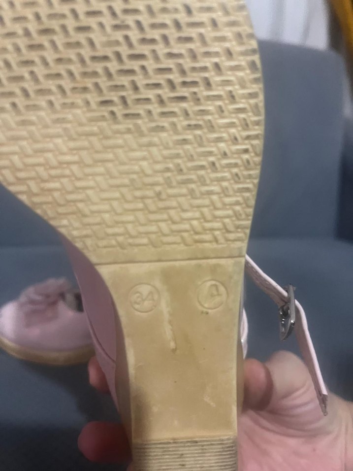 Kız Çocuk Pembe Çiçekli Tokalı Babet - Görsel 4