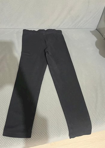 Kız Çocuk Siyah Baskılı Tayt - Görsel 2