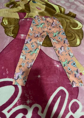 Kız Çocuk Çok Renkli Bohem Baskılı Tayt - Görsel 2