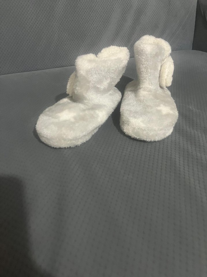 Kız Çocuk Beyaz Sıcak Ev panduf - Görsel 2