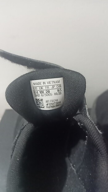 28 Beden siyah Renk Erkek çocuk spor ayakkabı
