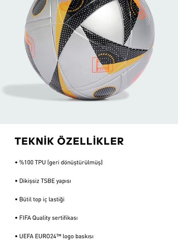 Adidas Adidas Futbol Topu (SIFIR-ORİJİNAL)