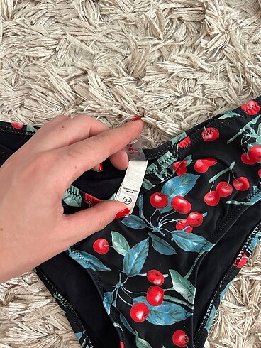 xs Beden kırmızı Renk Bikinitakımı