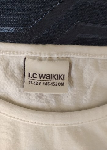 LC Waikiki Beyaz Baskılı Kız Tişörtü