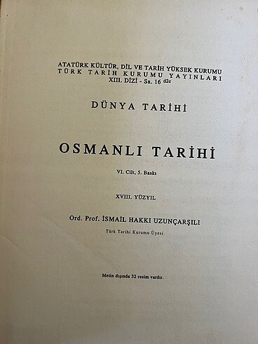  Beden Büyük Osmanlı Tarihi (6 cilt)