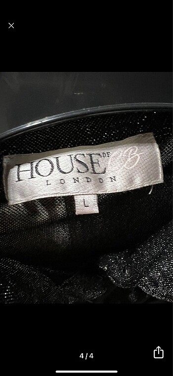 l Beden gri Renk Simli abiye tulum House Of CB London