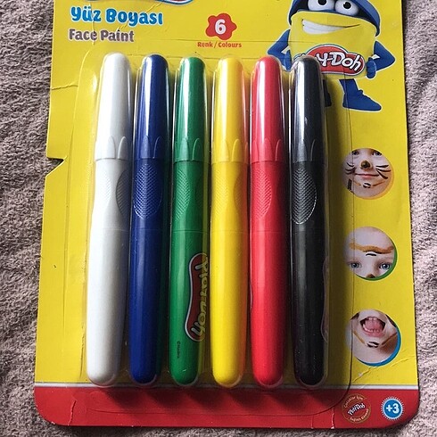 Playdoh yüz boyası